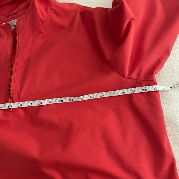 Red Rain Jacket With Hood Plus 3X - Picture 6 of 8